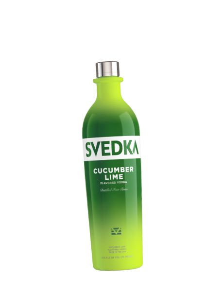 BOTTLE OF CUCUMBER LIME VODKA